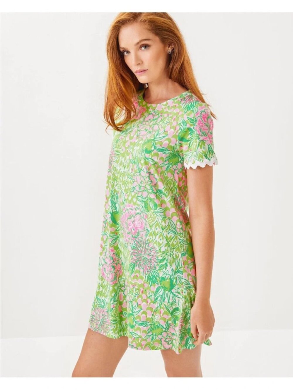 NWOT Lilly Pulitzer Cody Dress in Fauna Lime Feeling Good, SZ XS